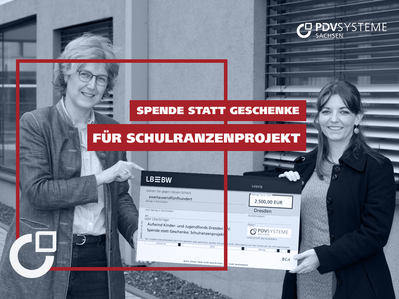 Spende für Schulranzenprojekt