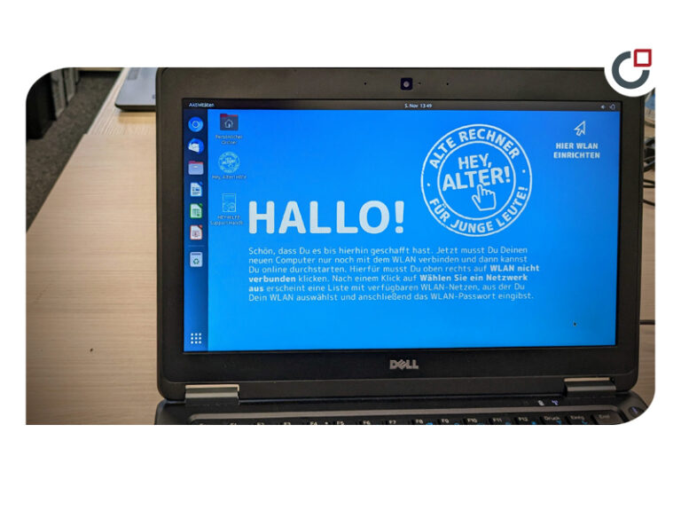 HEYALTER Startbildschirm Laptop